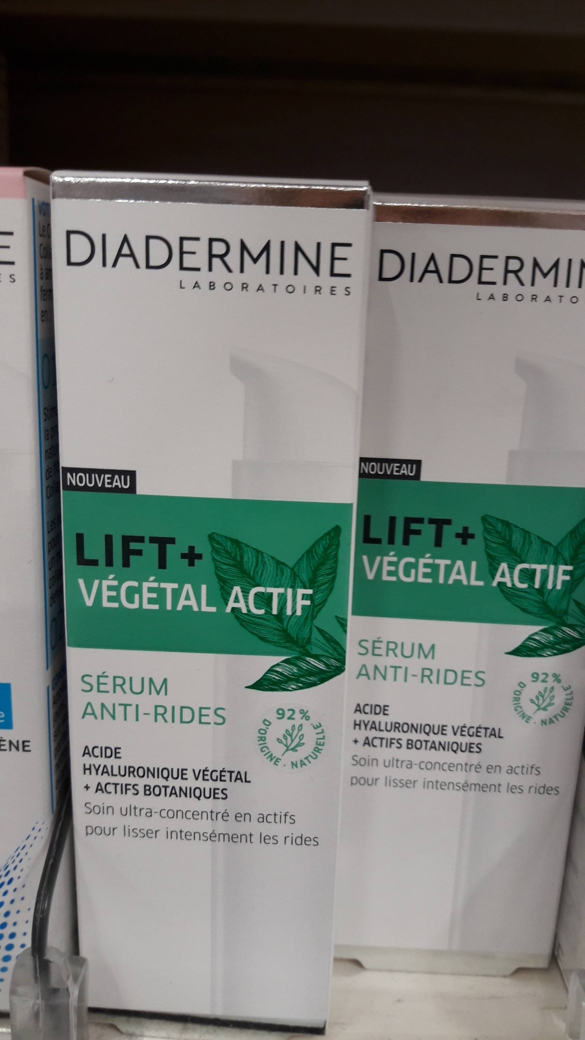 DIADERMINE - Lift+ végétal actif - Sérum anti-rides