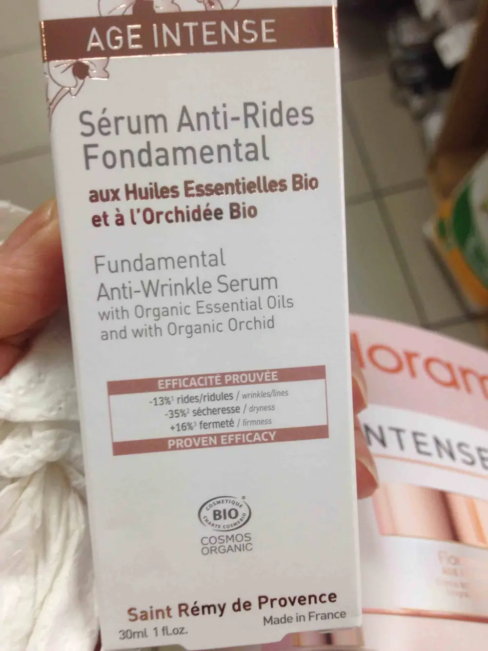 FLORAME - Age intense - Sérum anti-rides fondamental bio