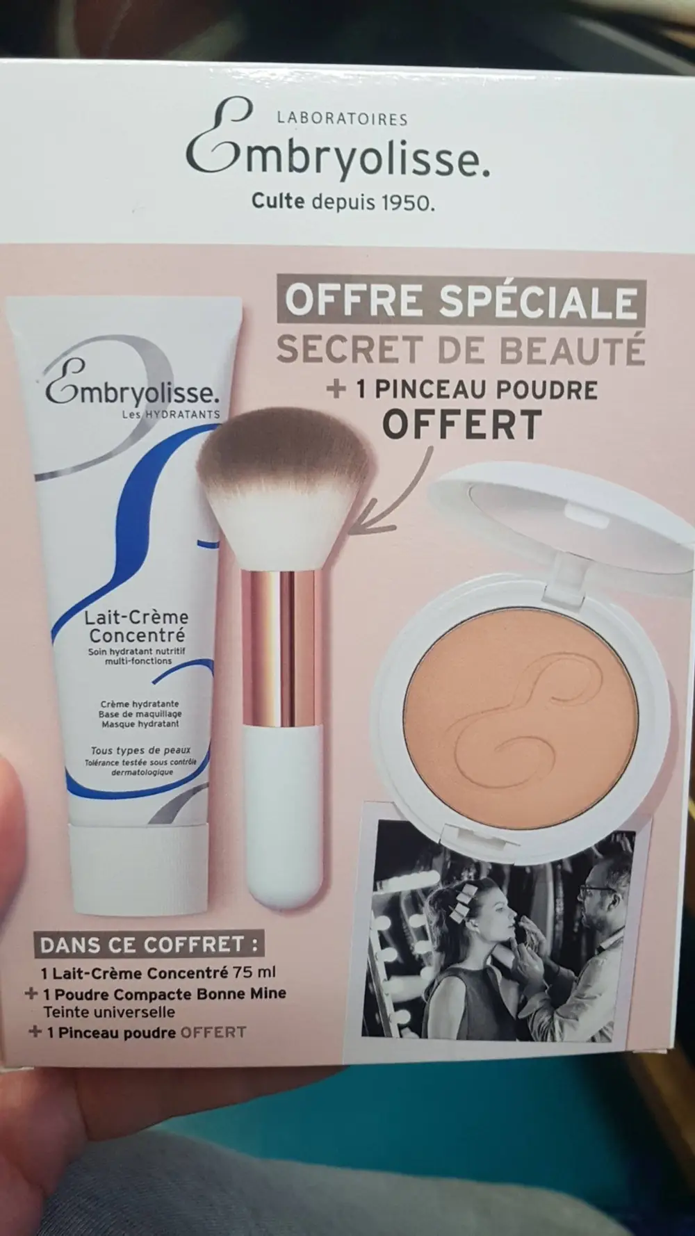 EMBRYOLISSE - Lait-crème concentré - Poudre compacte bonne mine