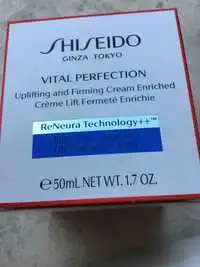 SHISEIDO - Vital perfection - Crème lift fermeté enrichie