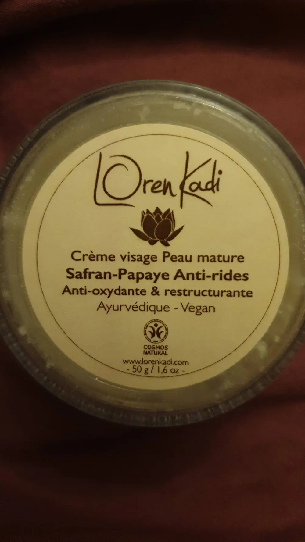 LOREN KADI - Safran-Papaye Anti-rides - Crème visage peau mature