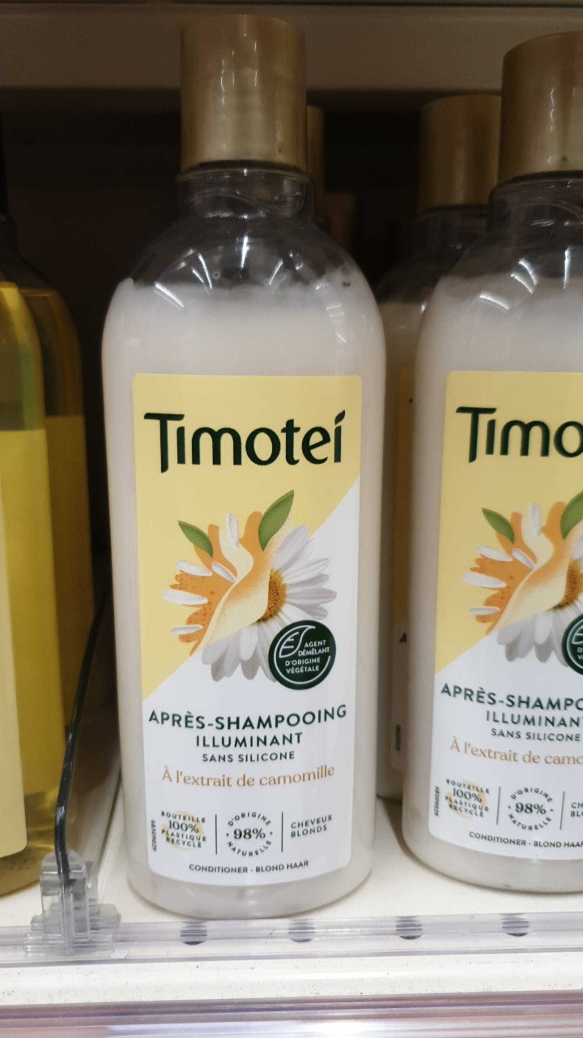 TIMOTEI - Après-shampooing illuminant à l'extrait de camomille