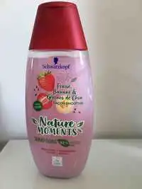 SCHWARZKOPF - Nature moments - Shampooing fraise, banane et graines de chia