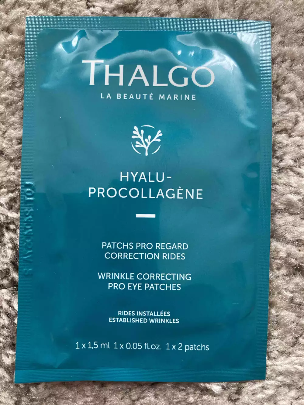 THALGO - Hyalu-procollagène - Patchs correction rides