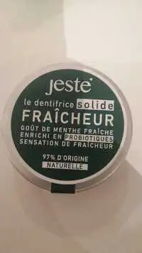 JESTE - Le dentifrice solide fraîcheur