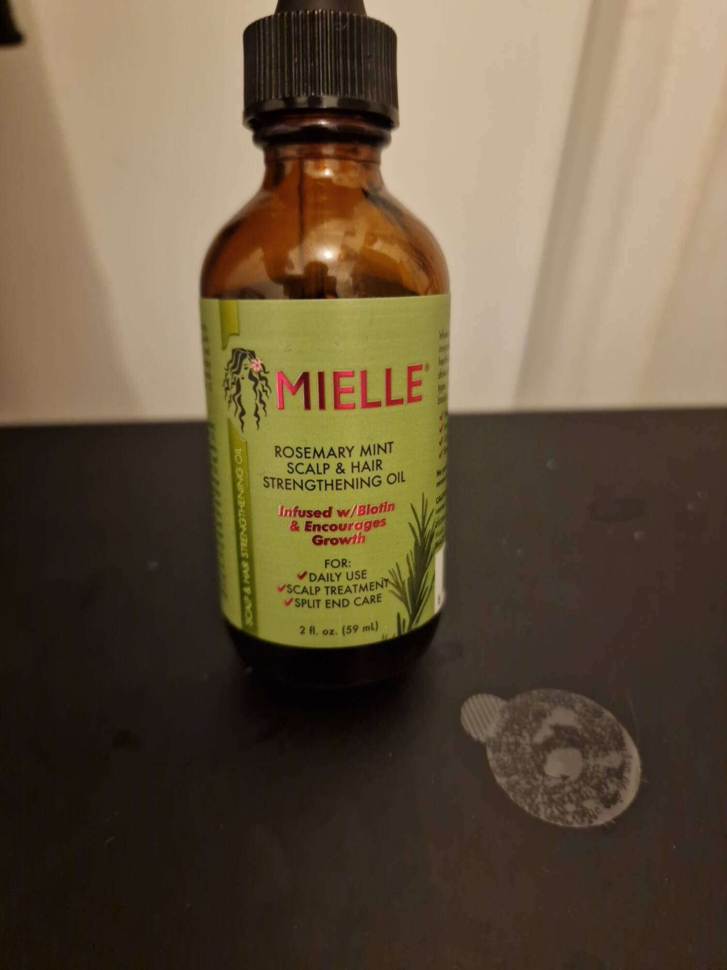 MIELLE - Rosemary mint scalp & hair strengthening oil