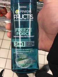 GARNIER - Fructis freeze force - Shampooing revigorant 3 en 1