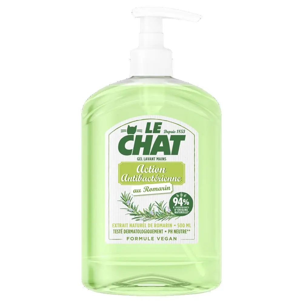 LE CHAT (BEAUTY) - LE CHAT SAVON LIQUIDE ACTION ANTIBACTERIENNE FLACON 500 ML