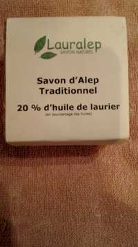 LAURALEP - Savon d'Alep traditionnel 20% d'huile de laurier