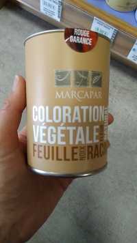 MARCAPAR - Coloration végétale feuille noix racine