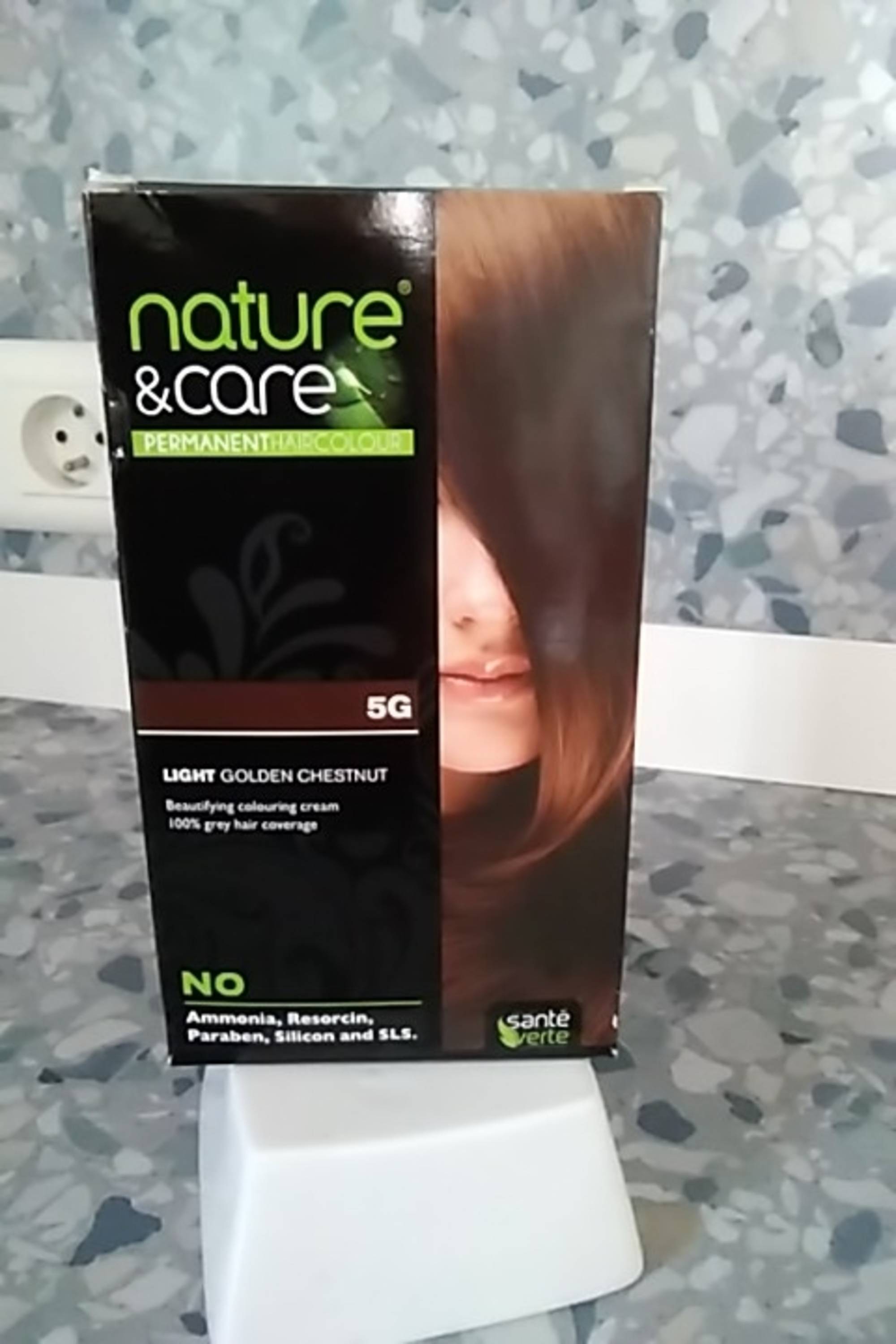 SANTÉ VERTE - Nature & care - Permanent hair colour 5G