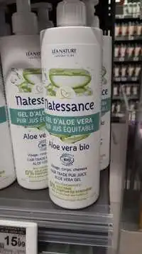 NATESSANCE - Gel d'Aloe vera - Pur jus équitable