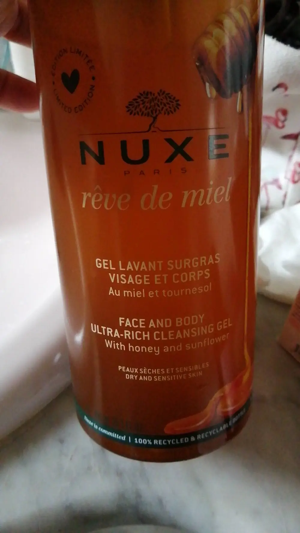 NUXE - Rêve de miel - Gel lavant surgras visage et corps