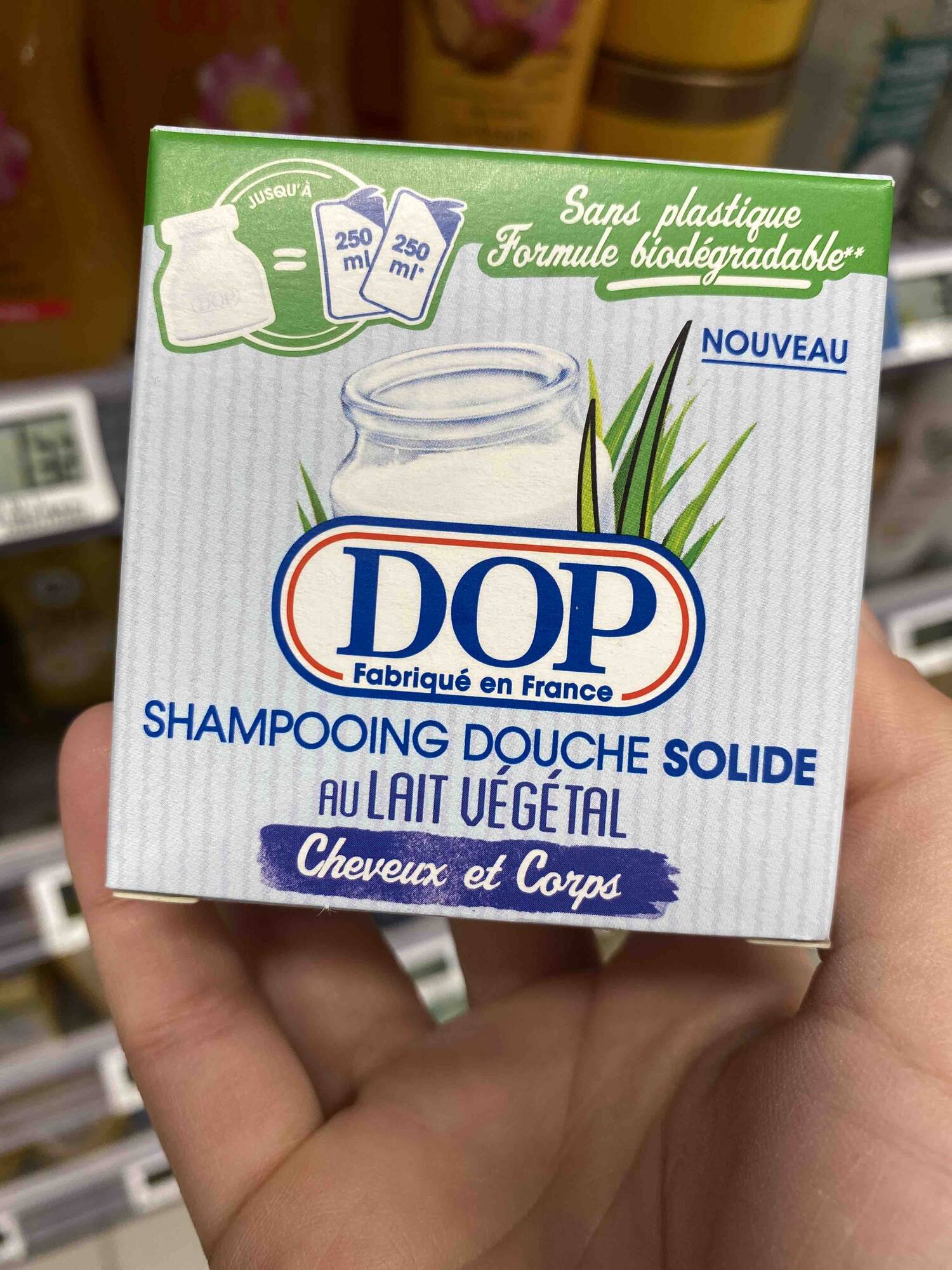 DOP - Shampooing douche solide au lait végétal