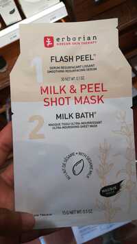 ERBORIAN - Flash peel - Milk bath
