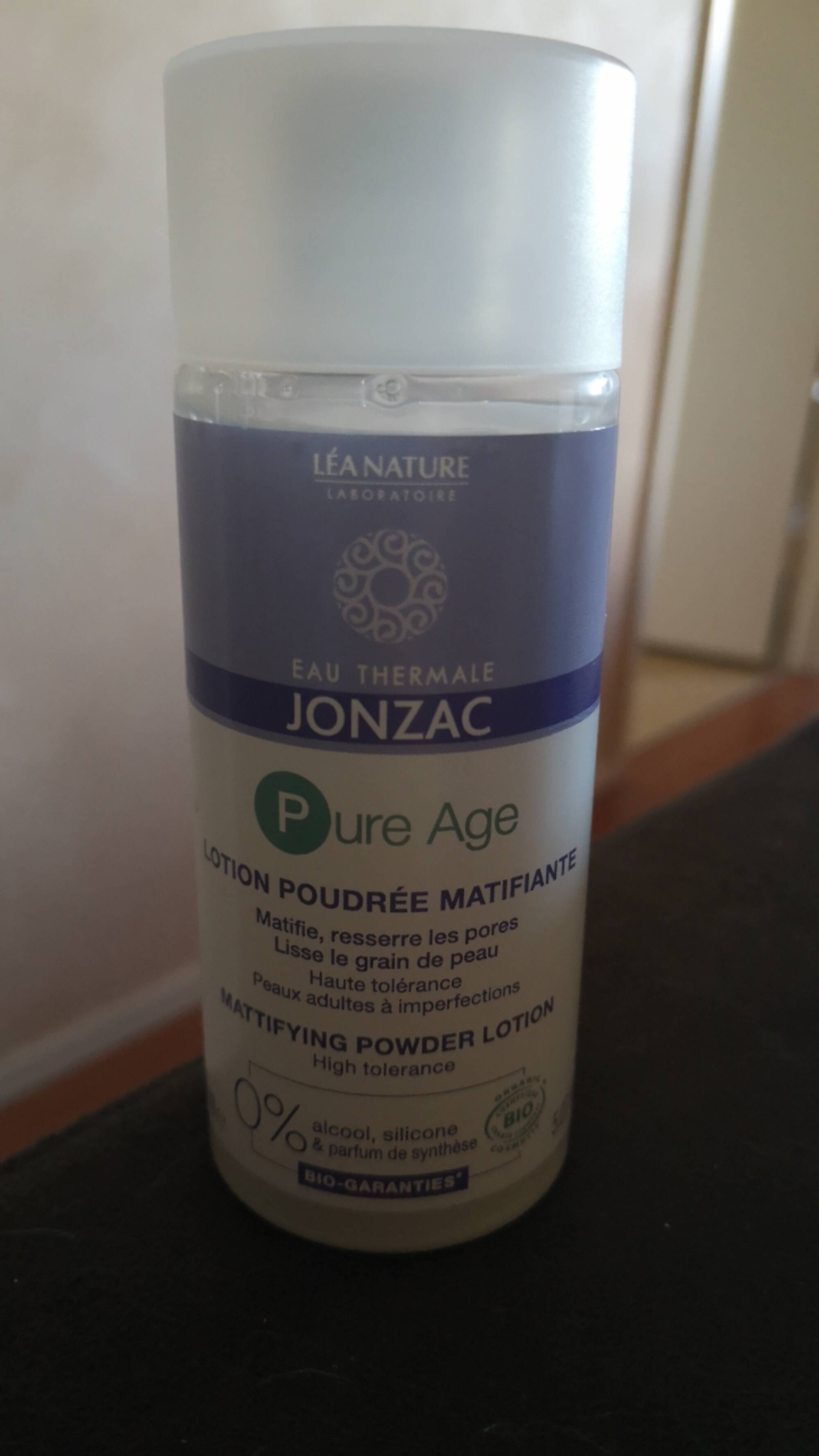 JONZAC - Pure âge - Lotion poudrée matifiante 