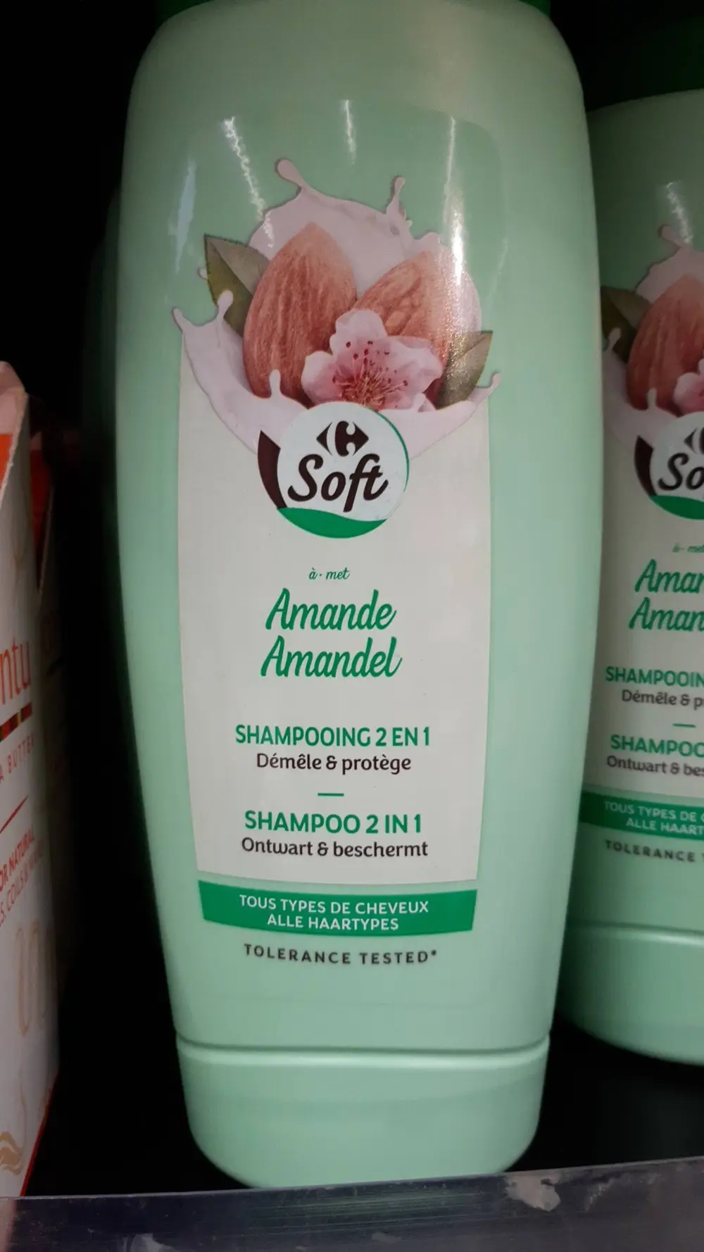 CARREFOUR SOFT - Amande - Shampooing 2 en 1