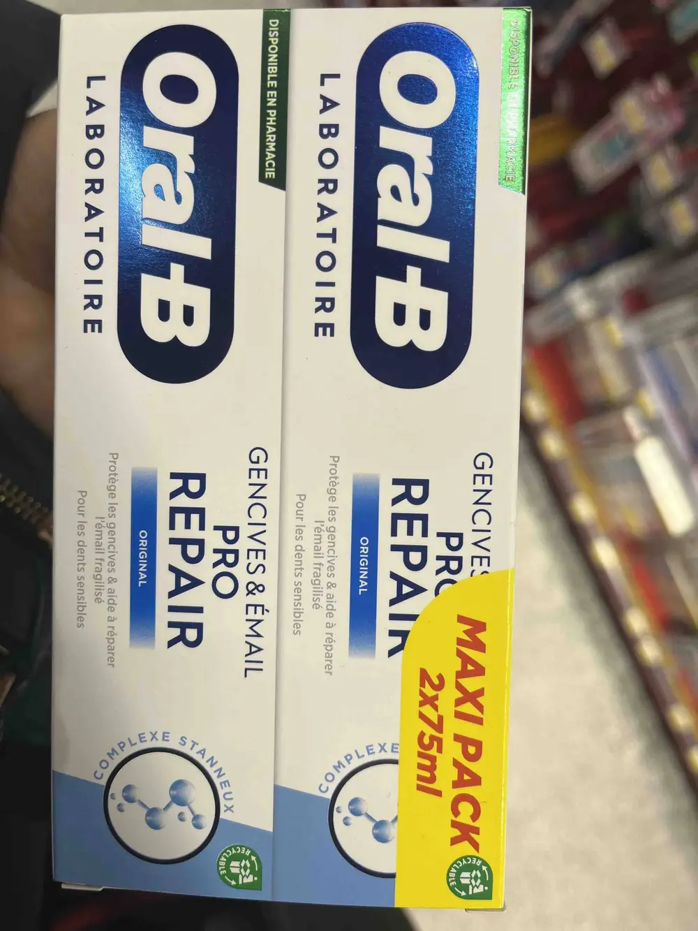 ORAL-B - Pro repair Gensives & émail - Dentifrice original