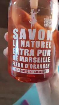 SAVON LE NATUREL - Extra pur de Marseille - Gel main fleur d'oranger