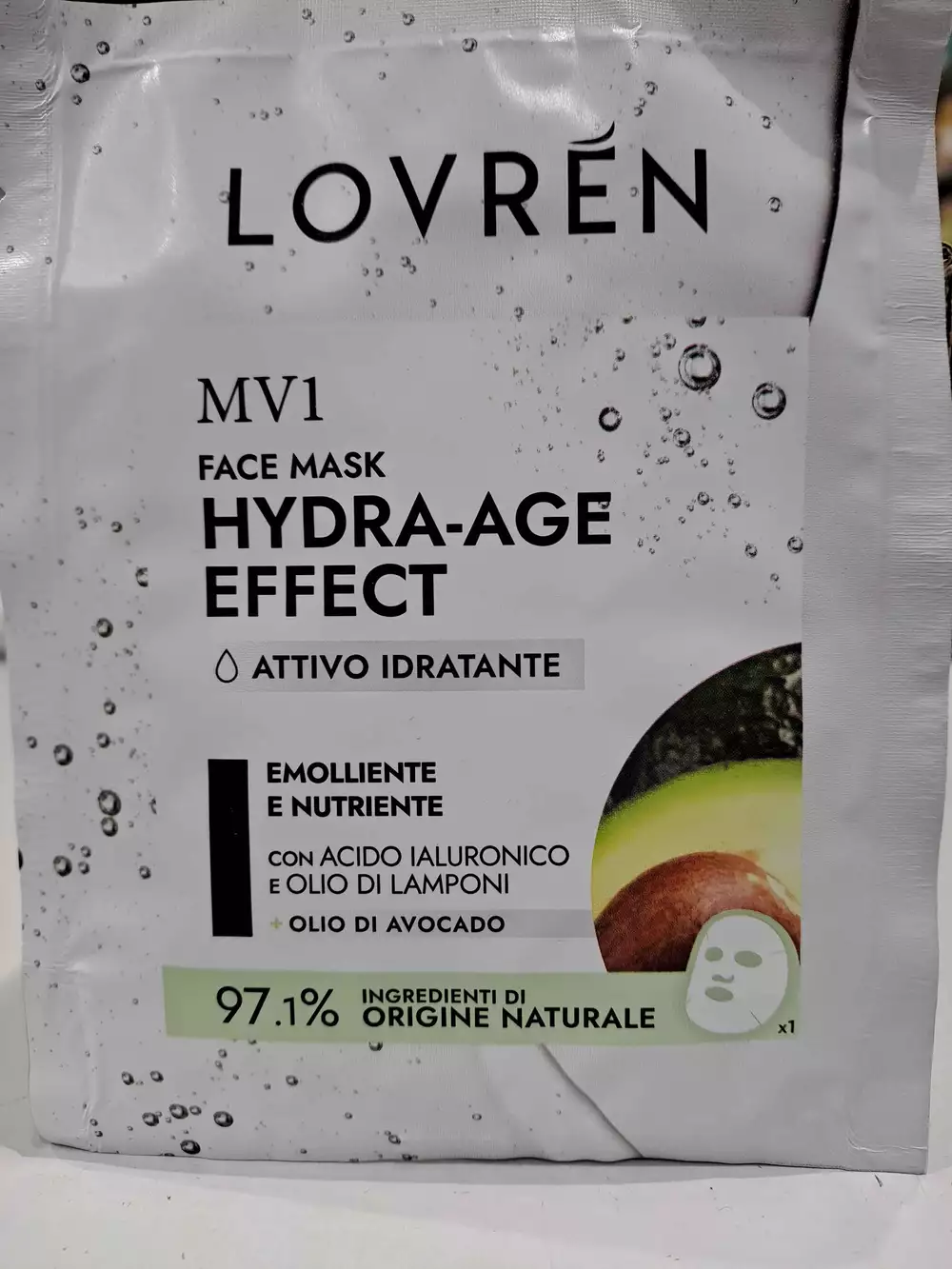 LOVREN - MV1 face mask hydra-age effect 