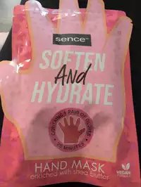SENCE - Soften and hydrate - Hand mask