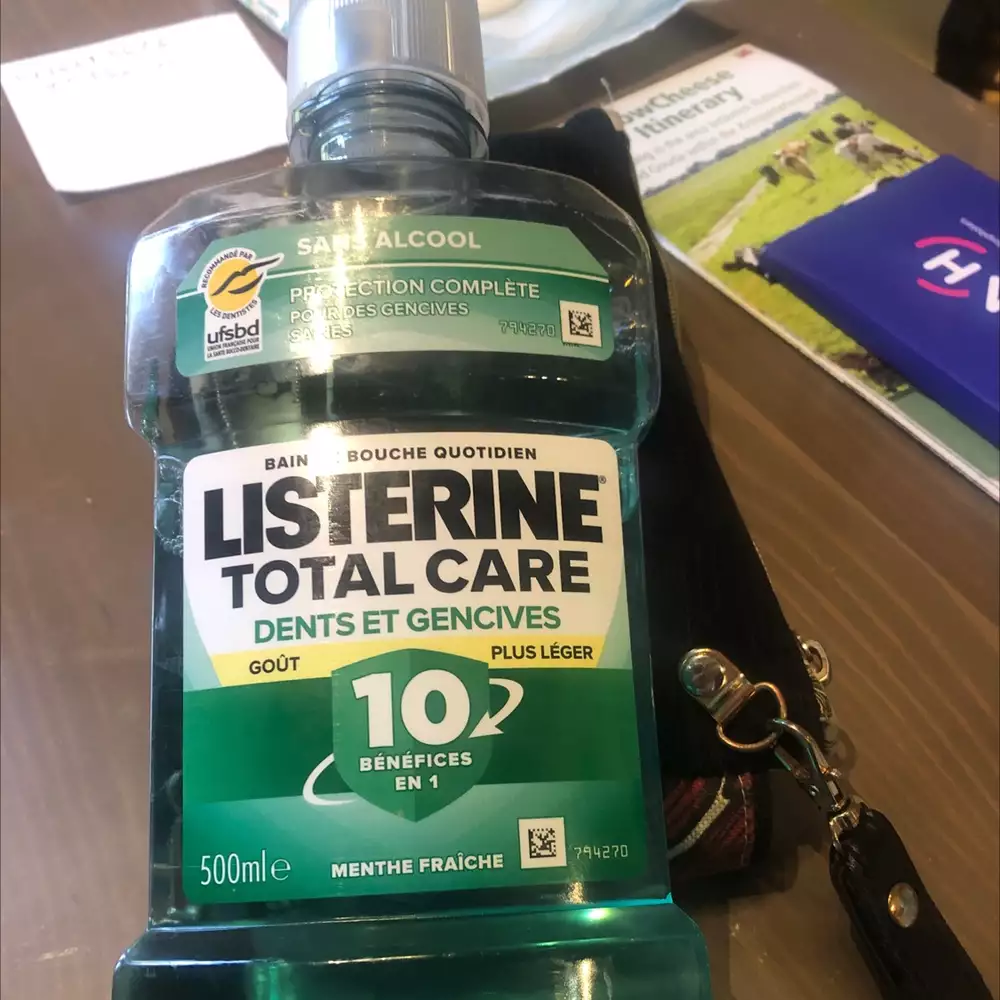 LISTERINE - Total care - Bain de bouche quotidien menthe fraîche