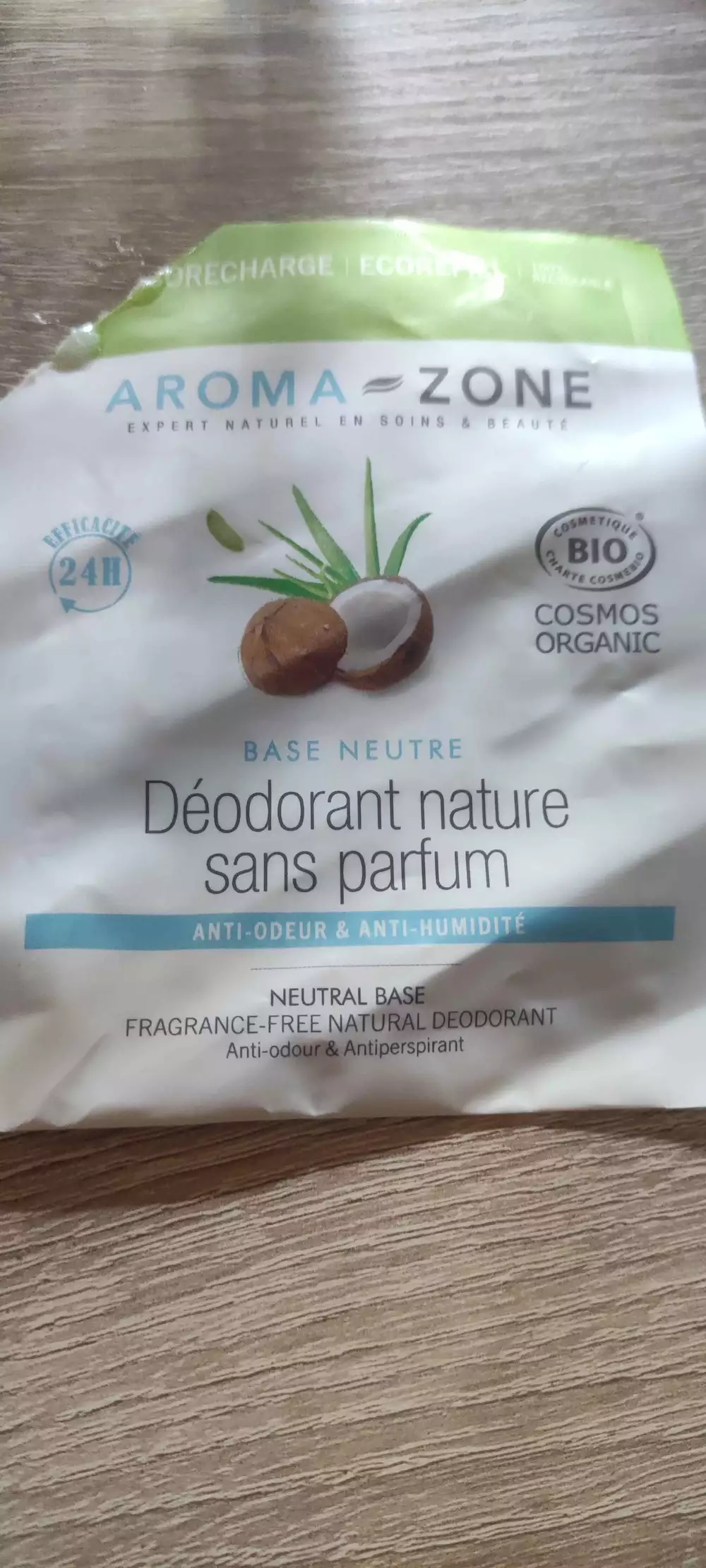AROMA-ZONE - Déodorant nature sans parfum 