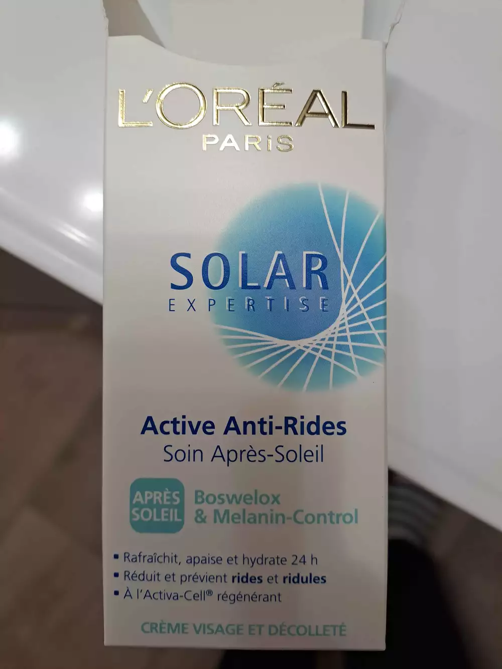 L'ORÉAL PARIS - Solar expertise active anti-rides - Soin après-soleil