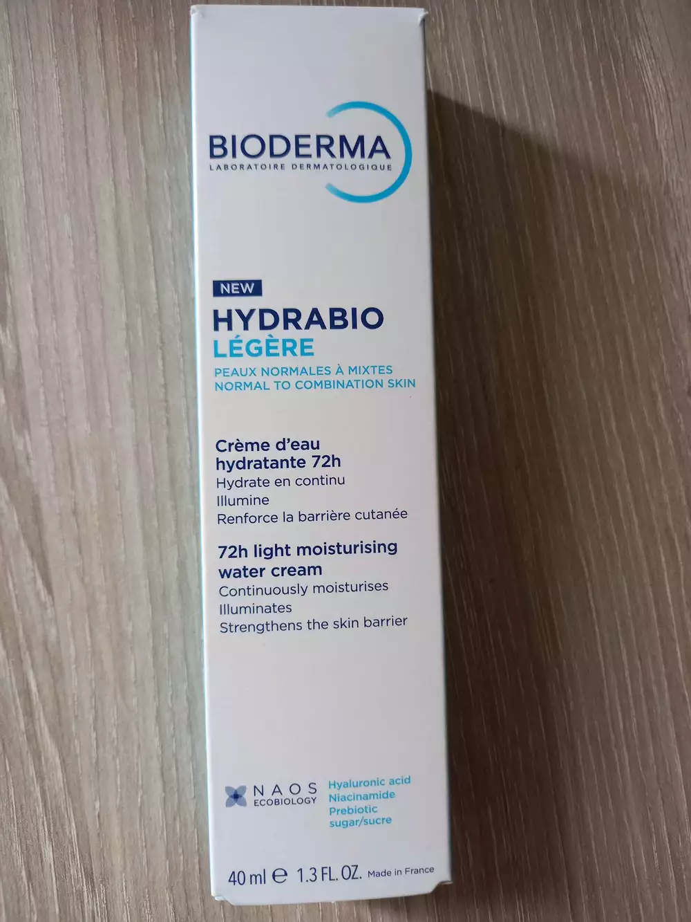 BIODERMA - Hydrabio légère - Crème d'eau hydratante 72h