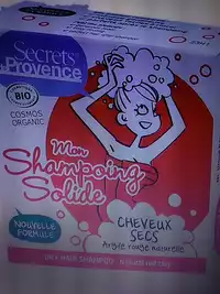 SECRET DE PROVENCE - Mon shampooing solide argile rouge naturelle