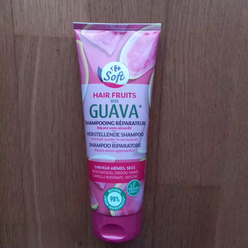 CARREFOUR SOFT - Hair fruits with Guava - Shampooing réparateur