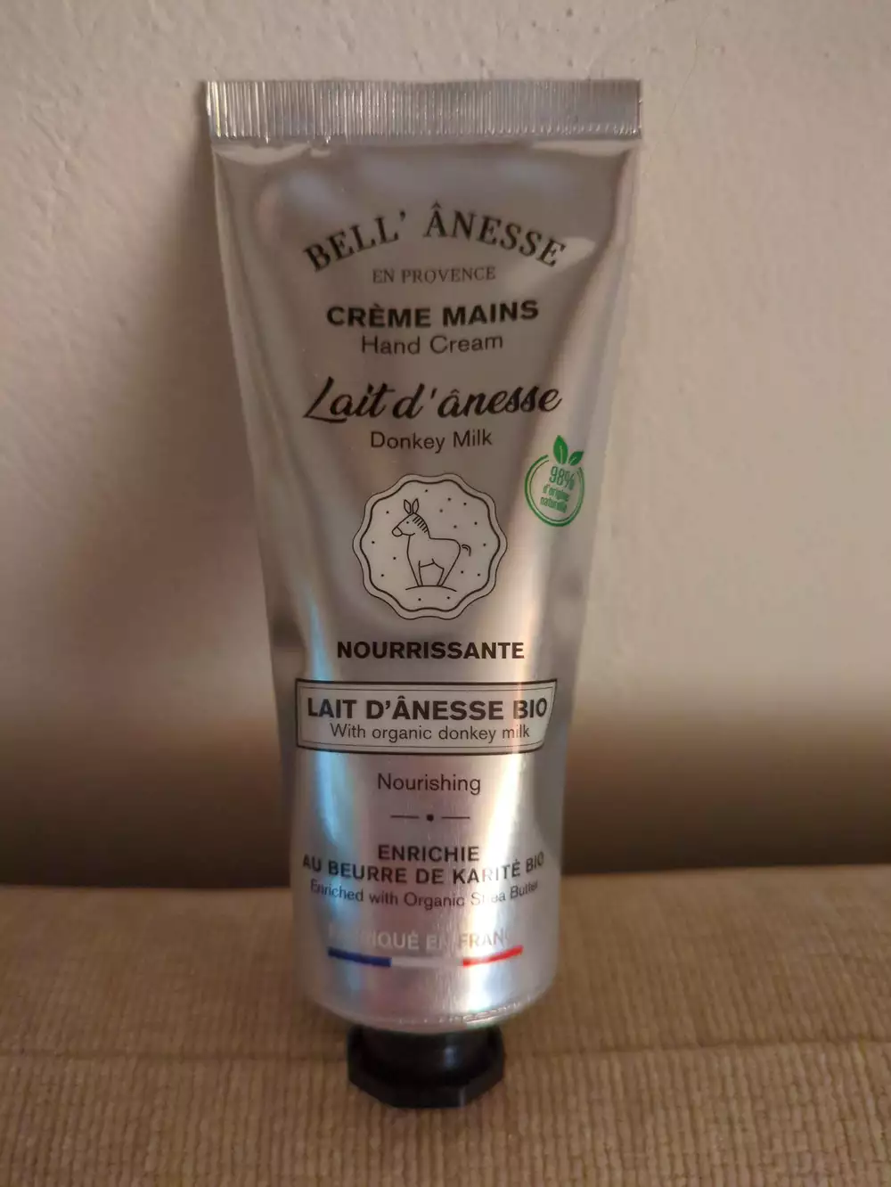 BELL'ANESSE - Crème mains lait d'ânesse bio
