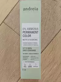 ANDREIA PROFESSIONAL - 0% Ammonia permanent color 