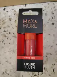 MAX & MORE - Fard à joues liquide coral rose