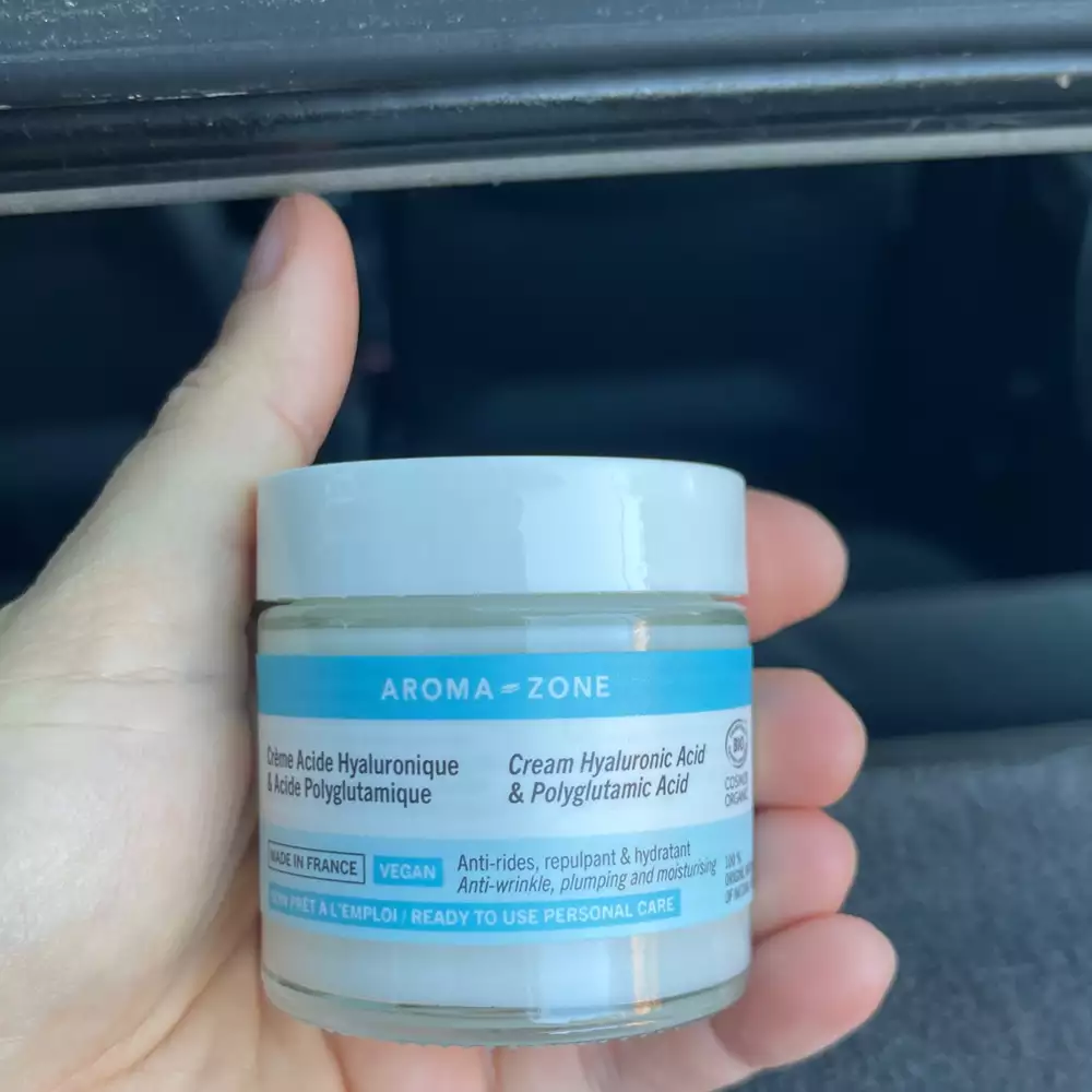 AROMA-ZONE - Crème acide hyaluronique & acide polyglutamique