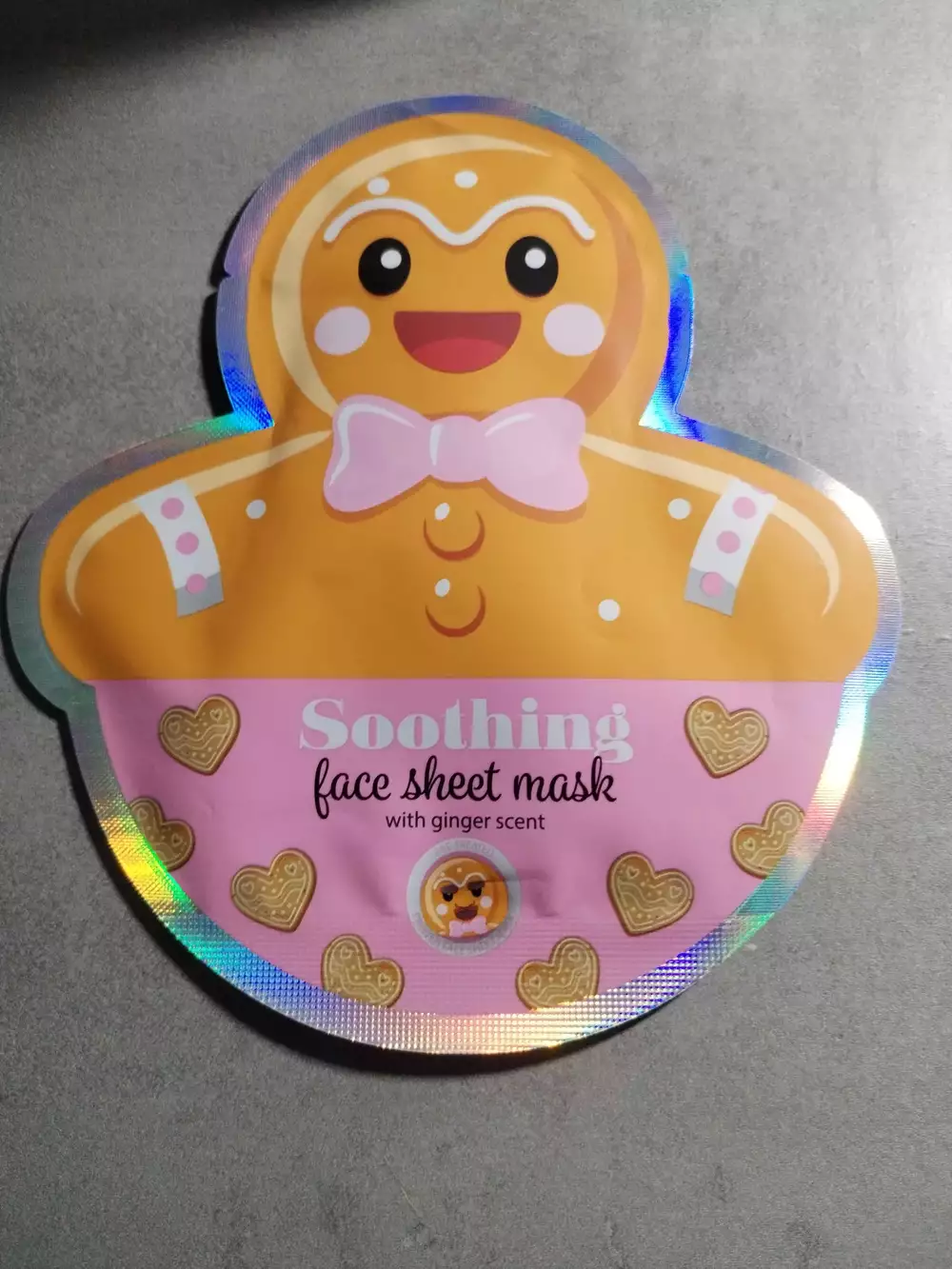 MAXBRANDS - Soothing - Face sheet mask with ginger scent