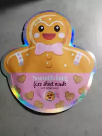 MAXBRANDS - Soothing - Face sheet mask with ginger scent