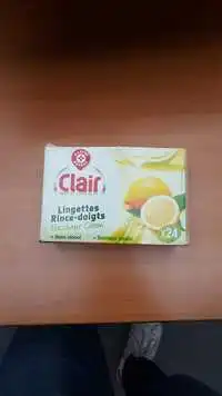 MARQUE REPÈRE - Clair lingettes rince-doigts fraîcheur citron