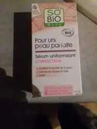 SO'BIO ÉTIC - Pour une peau parfaite - Sérum uniformisant correcteur bio