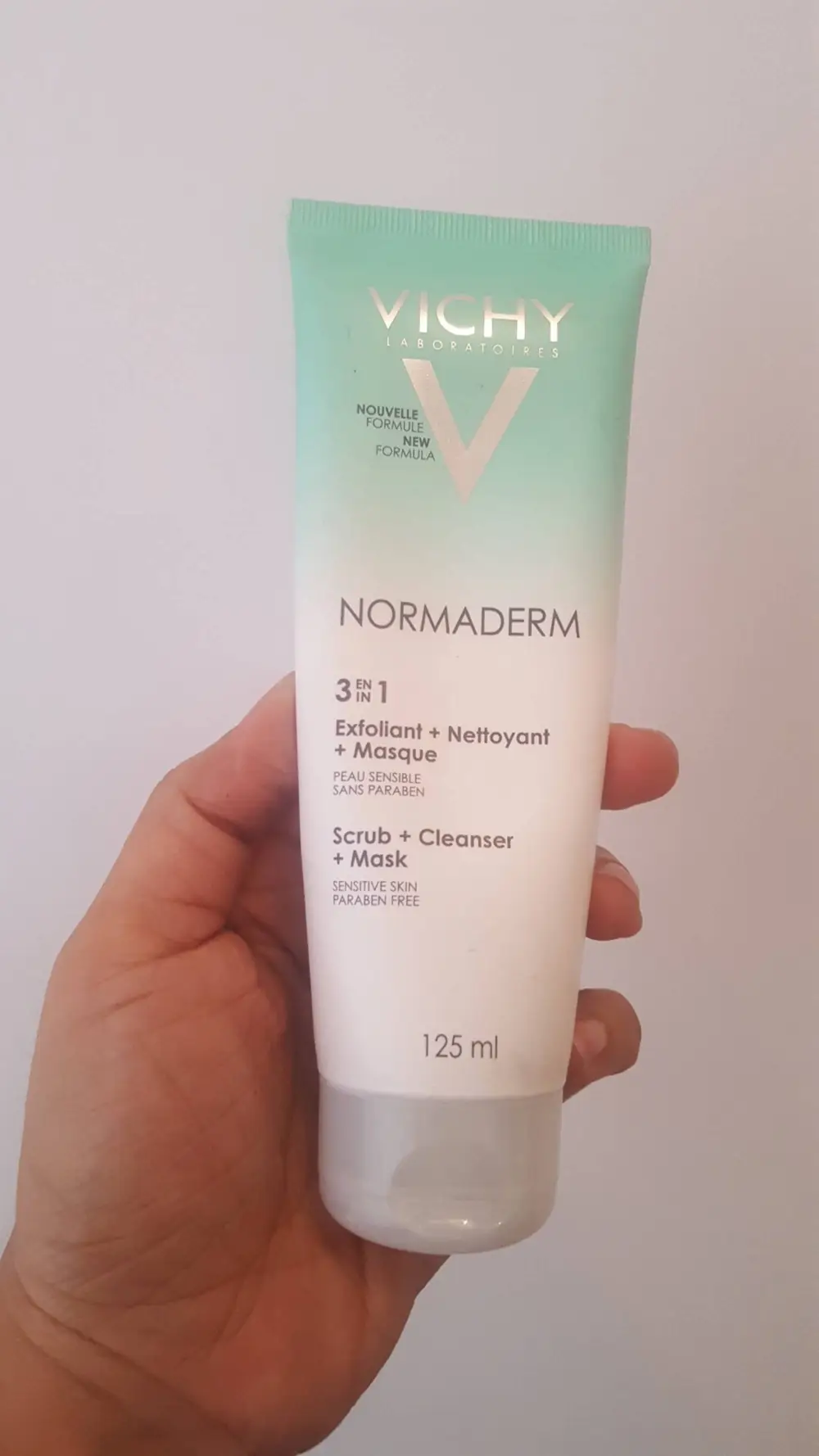 VICHY - Normaderm 3 en 1 - Exfoliant nettoyant masque