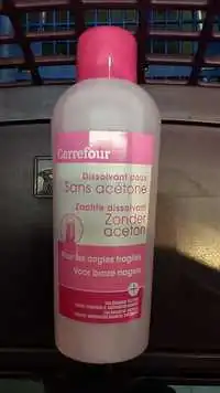 CARREFOUR - Dissolvant doux Sans acétone