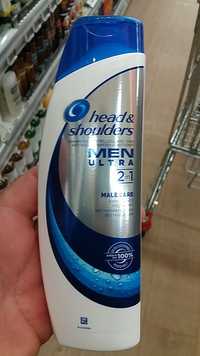 HEAD & SHOULDERS - Men Ultra 2 in 1 - Shampooing antipelliculaire + soin
