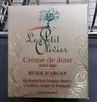 LE PETIT OLIVIER - Crème de jour anti-âge à L'huile d'Argan