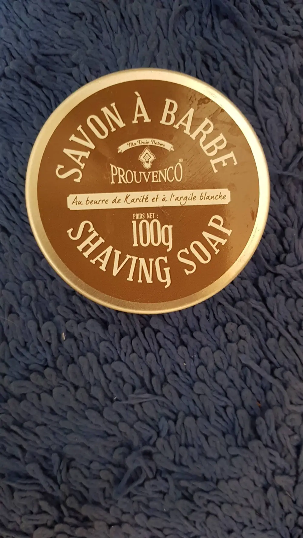 PROUVENCO - Savon à barbe - Au beurre de karité et à l'argile blanche