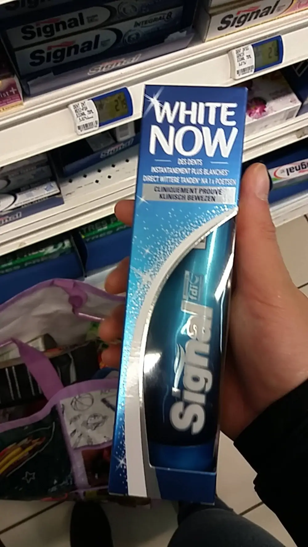 SIGNAL - Dentifrice white now 