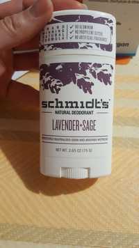 SCHMIDT'S - Lavander+sage - Déodorant