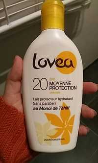 LOVEA - Lait protecteur hydratant au Monoï de Tahiti - SPF 20