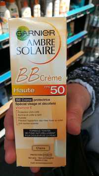 GARNIER - Ambre solaire - BB crème protectrice Fps 50