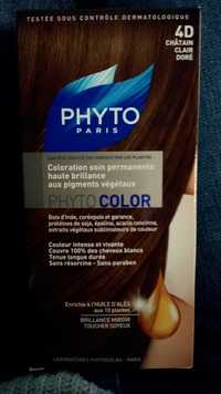 PHYTO PARIS - Phyto color - Coloration soin permanente 4D châtain clair doré