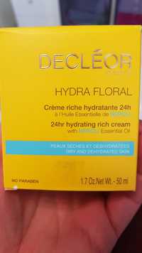 DECLÉOR - Hydra Floral - Crème riche hydratante 24h